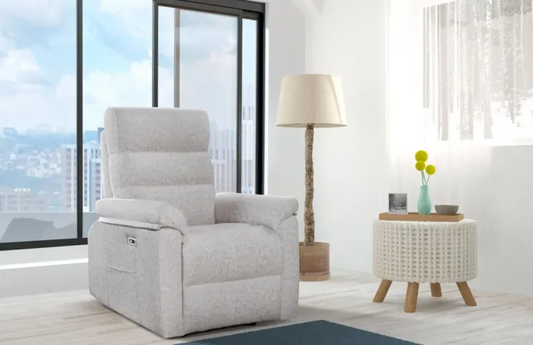 sillon relax blanco ergonomico disponible en triamoble gandia